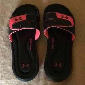 Pink and black slides